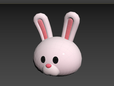 Prop149 Rabbit Head 3D Model