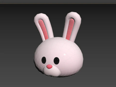Prop149 Rabbit Head 3D Model