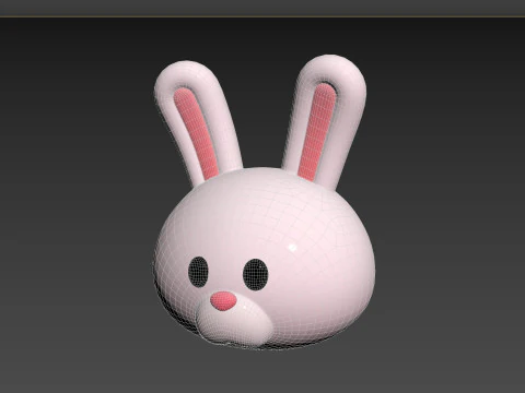 Prop149 Rabbit Head 3D Model