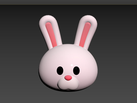 Prop149 Rabbit Head 3D Model