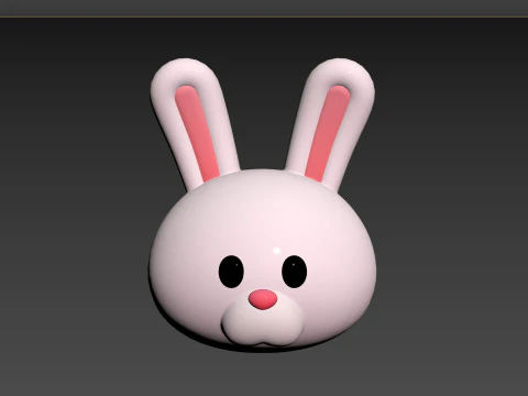 Prop149 Rabbit Head 3D Model