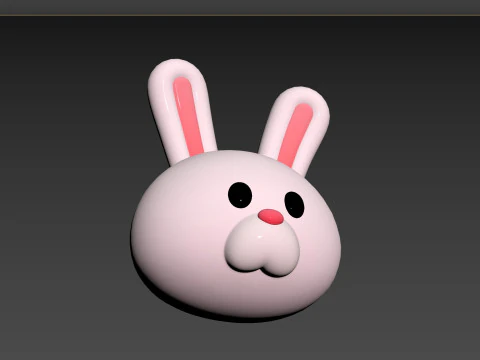 Prop149 Rabbit Head 3D Model