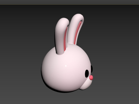 Prop149 Rabbit Head 3D Model