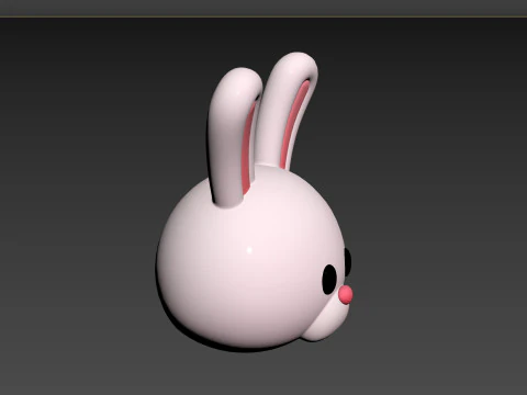 Prop149 Rabbit Head 3D Model