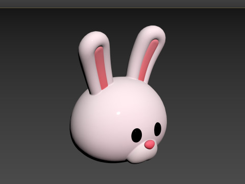 Prop149 Rabbit Head 3D Model