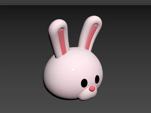 Prop149 Rabbit Head 3D Model
