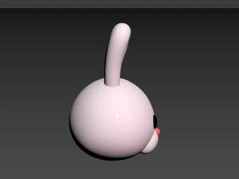 Prop149 Rabbit Head 3D Model