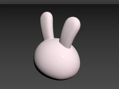 Prop149 Rabbit Head 3D Model
