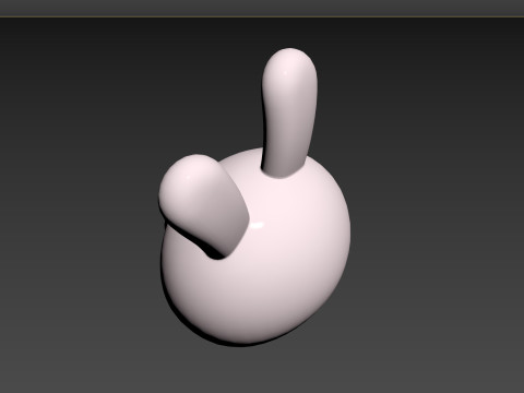 Prop149 Rabbit Head 3D Model