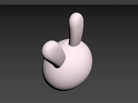Prop149 Rabbit Head 3D Model