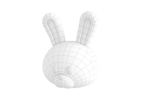Prop149 Rabbit Head 3D Model