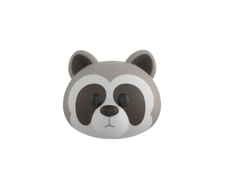 Prop150 Raccoon Head 3D Model