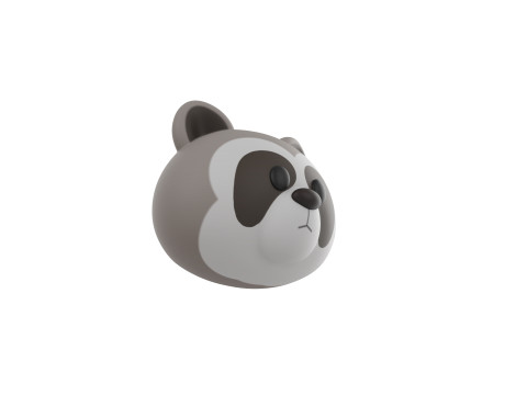 Prop150 Raccoon Head Modelo 3D
