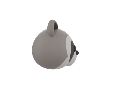 Prop150 Raccoon Head Modelo 3D