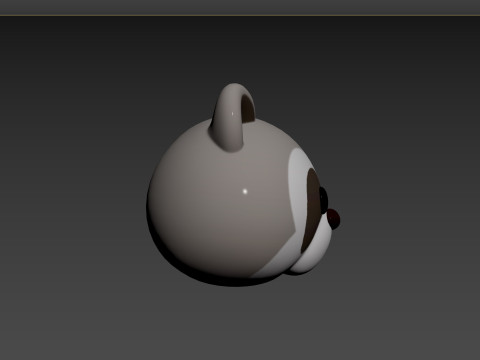 Prop150 Raccoon Head Modelo 3D