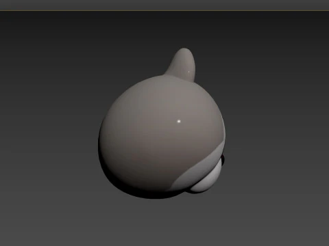 Prop150 Raccoon Head 3D Model
