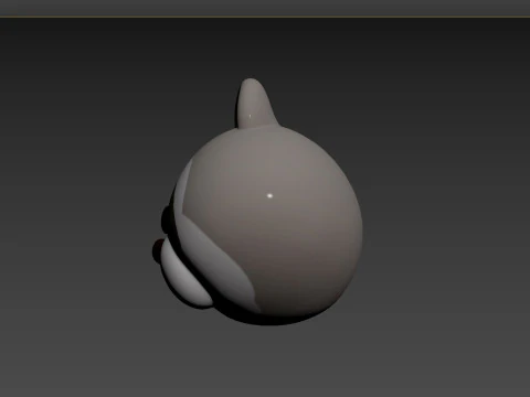 Prop150 Raccoon Head 3D Model