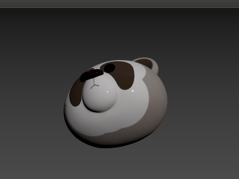 Prop150 Raccoon Head Modelo 3D