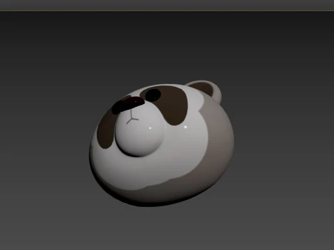 Prop150 Raccoon Head 3D Model