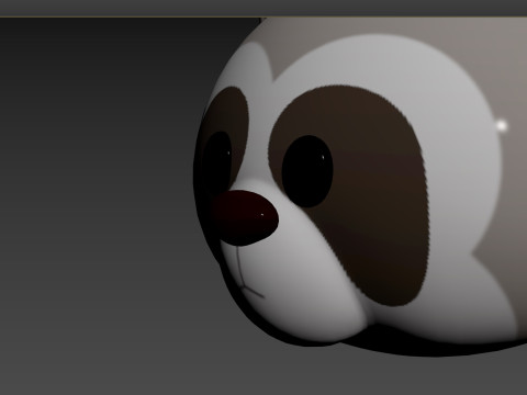 Prop150 Raccoon Head Modelo 3D