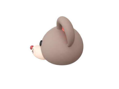 Prop151 Rat Head 3D Model