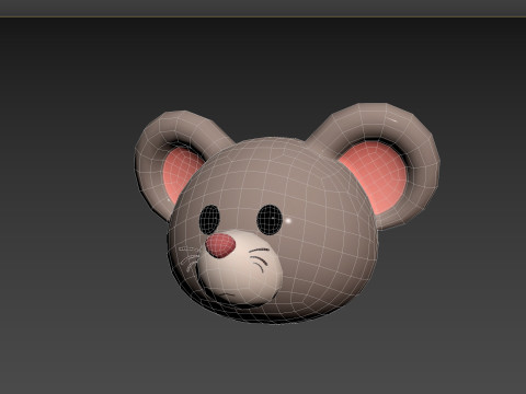 Prop151 Rat Head 3D Model