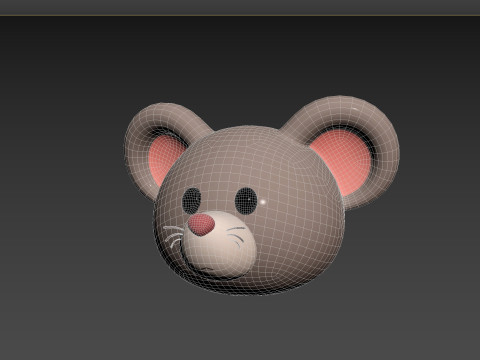 Prop151 Rat Head 3D Model