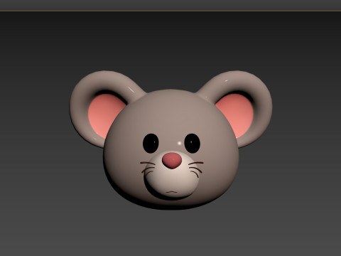 Prop151 Rat Head 3D Model