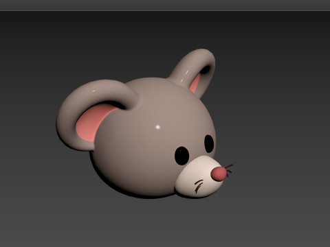Prop151 Rat Head 3D Model