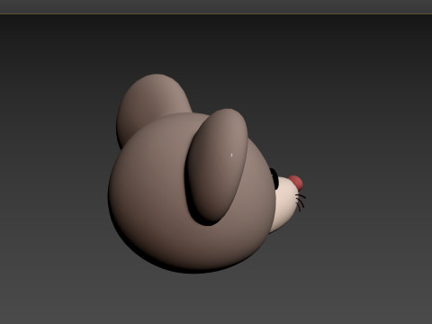 Prop151 Rat Head 3D Model