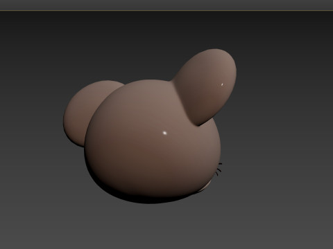 Prop151 Rat Head 3D Model
