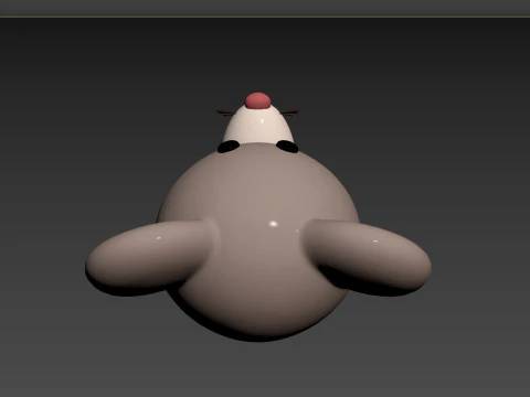 Prop151 Rat Head 3D Model
