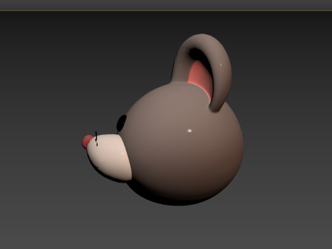 Prop151 Rat Head 3D Model