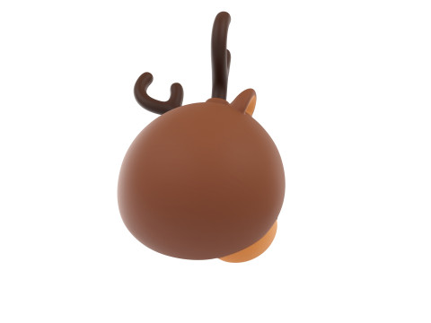 Prop152 Reindeer Head Modelo 3D