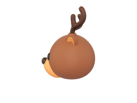 Prop152 Reindeer Head Modelo 3D