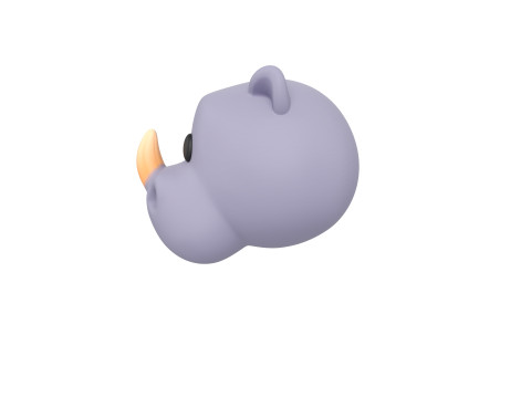 Prop153 Rhino Head 3D मॉडल