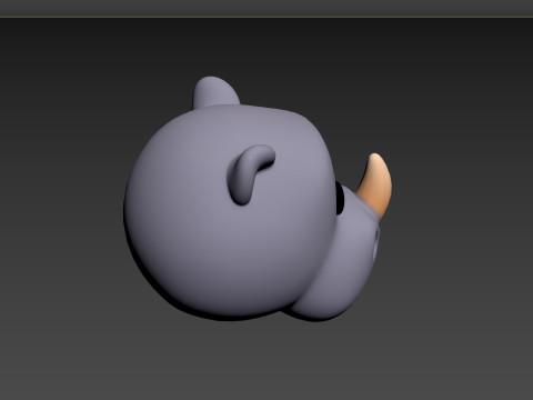 Prop153 Rhino Head 3D मॉडल