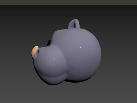 Prop153 Rhino Head 3D मॉडल