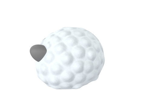 Prop154 Sheep Head 3Dモデル