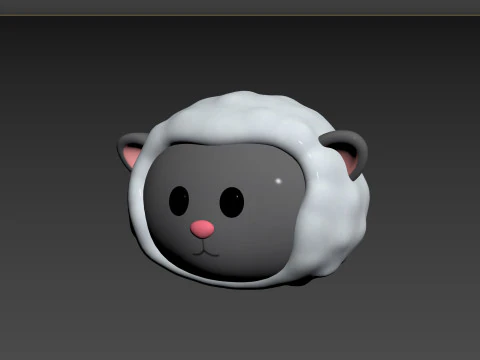 Prop154 Sheep Head 3D Model
