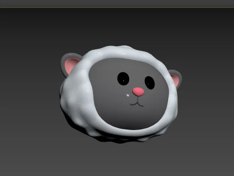 Prop154 Sheep Head 3D Model