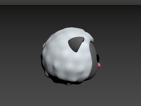 Prop154 Sheep Head 3Dモデル