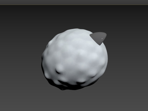 Prop154 Sheep Head 3Dモデル