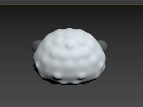 Prop154 Sheep Head 3D Model