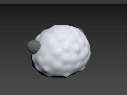 Prop154 Sheep Head 3Dモデル
