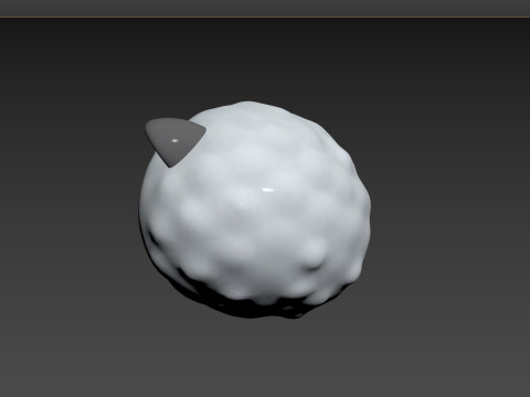 Prop154 Sheep Head 3Dモデル