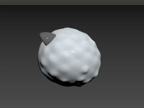 Prop154 Sheep Head 3D Model