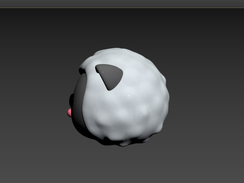 Prop154 Sheep Head 3Dモデル