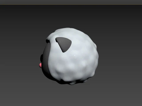 Prop154 Sheep Head 3D Model