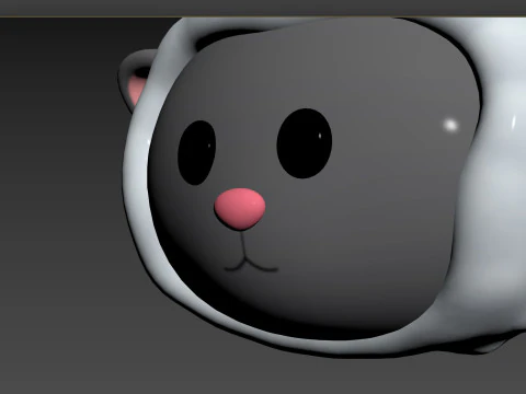 Prop154 Sheep Head 3D Model